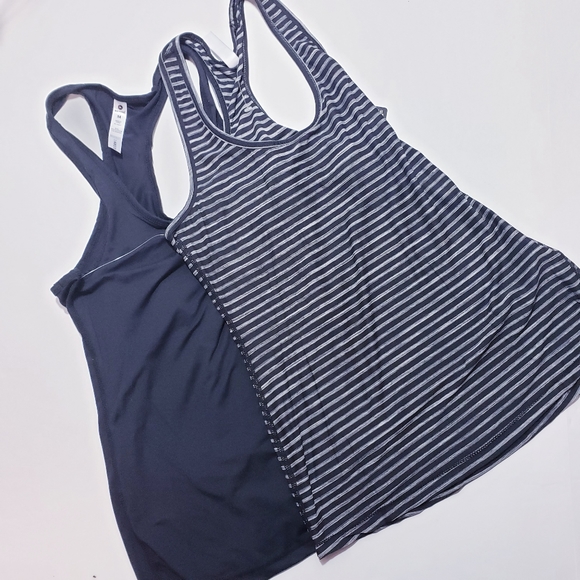 90 Degree By Reflex Tops - 90° DEGREE by REFLEX Two Racerback Tank Tops Sz. Medium NWT